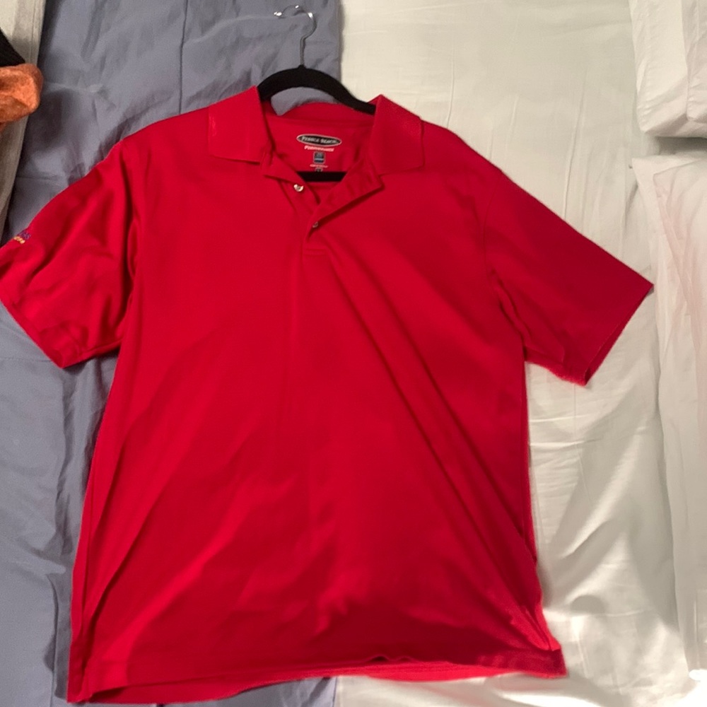Pebble beach performance collared golf shirt